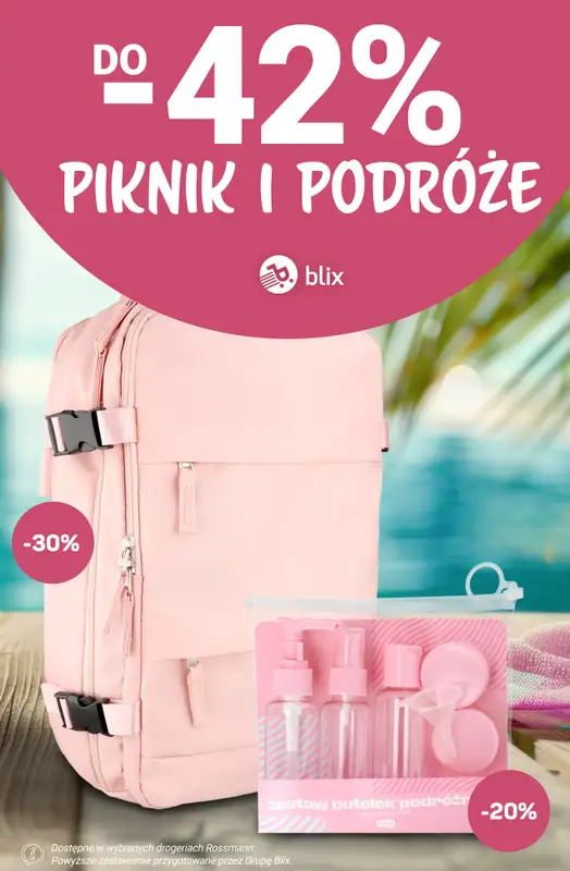 Rossmann - gazetka promocyjna Do -42% piknik i podróże  