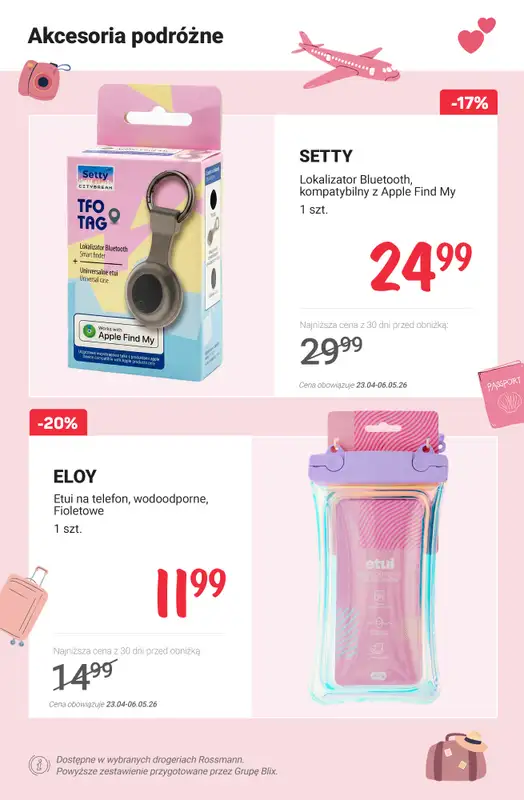 Rossmann - gazetka promocyjna Do -42% piknik i podróże od poniedziałku 27.04 do środy 06.05 - strona 8