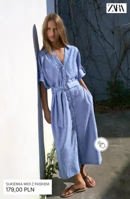 Zara - gazetka promocyjna Kolekcja lniana dla niej od poniedziałku 27.04  - strona 9