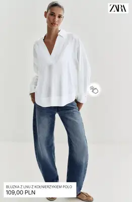 Zara - gazetka promocyjna Kolekcja lniana dla niej od poniedziałku 27.04  - strona 5