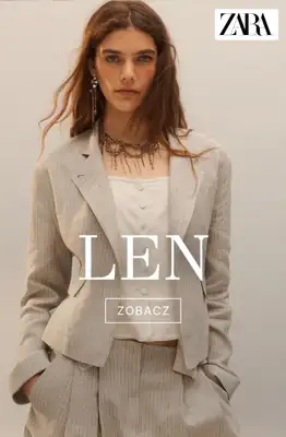 Zara - gazetka promocyjna Kolekcja lniana dla niej od poniedziałku 27.04 