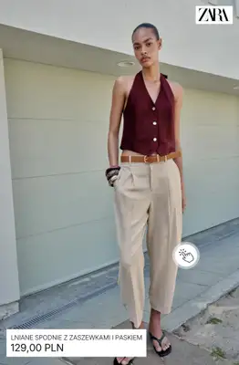 Zara - gazetka promocyjna Kolekcja lniana dla niej od poniedziałku 27.04  - strona 3