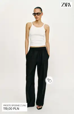 Zara - gazetka promocyjna Kolekcja lniana dla niej od poniedziałku 27.04  - strona 8