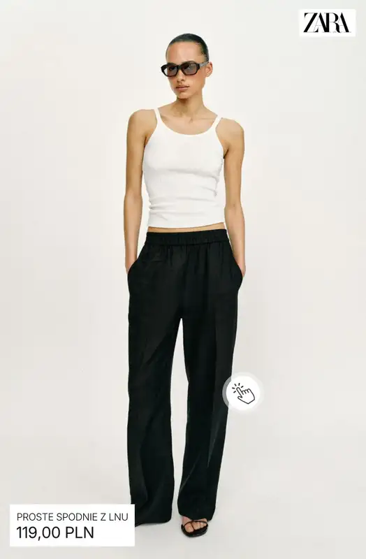 Zara - gazetka promocyjna Kolekcja lniana dla niej od poniedziałku 27.04  - strona 8