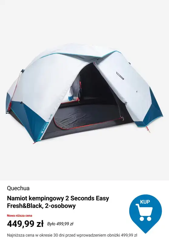 Decathlon - gazetka promocyjna Nowa niższa cena od poniedziałku 27.04  - strona 10