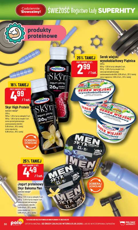 POLOmarket - gazetka promocyjna Gazetka od środy 29.04 do wtorku 05.05 - strona 30