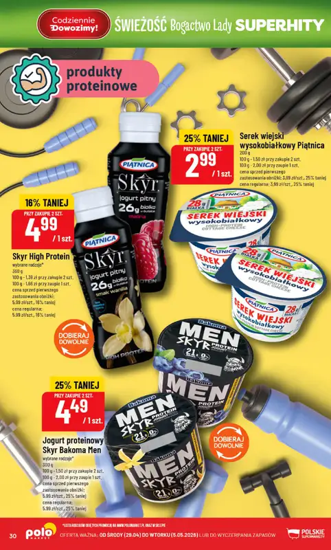 POLOmarket - gazetka promocyjna Gazetka od środy 29.04 do wtorku 05.05 - strona 30
