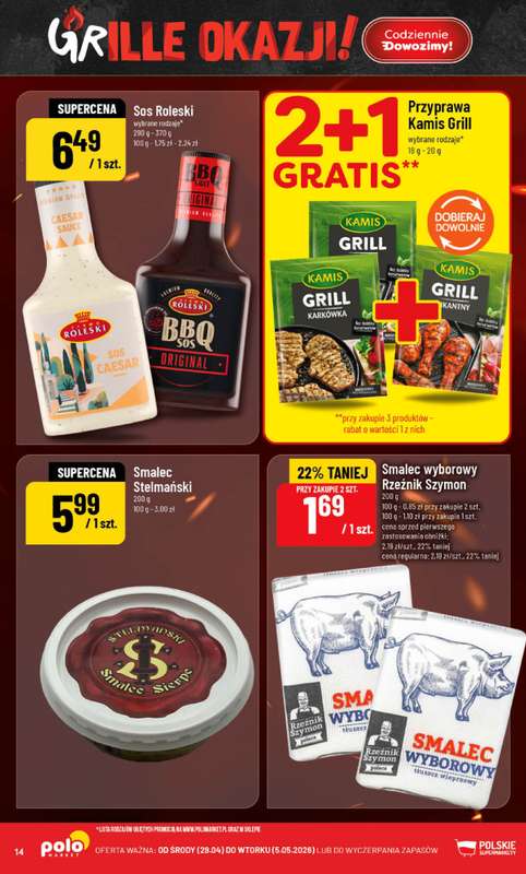 POLOmarket - gazetka promocyjna Gazetka od środy 29.04 do wtorku 05.05 - strona 14