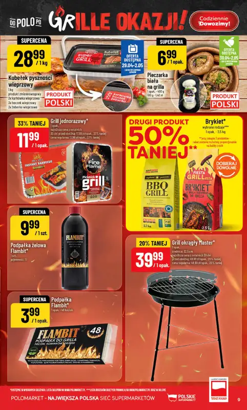 POLOmarket - gazetka promocyjna Gazetka od środy 29.04 do wtorku 05.05 - strona 9