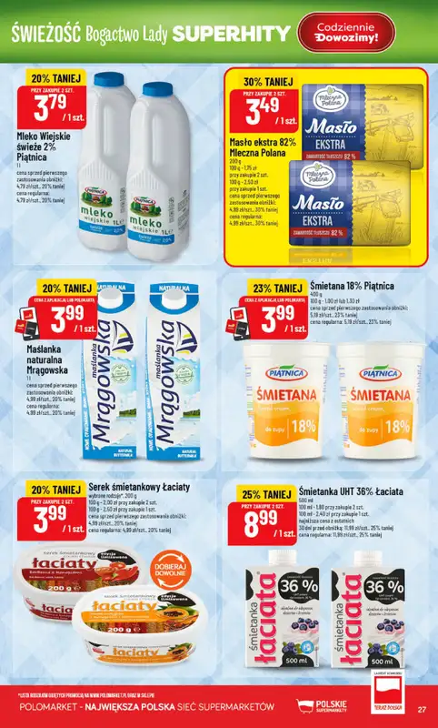 POLOmarket - gazetka promocyjna Gazetka od środy 29.04 do wtorku 05.05 - strona 27