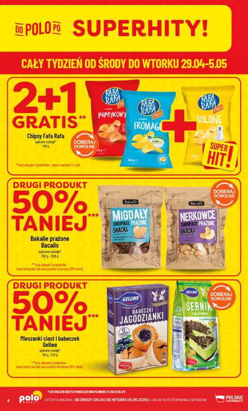 POLOmarket - gazetka promocyjna Gazetka od środy 29.04 do wtorku 05.05 - strona 4