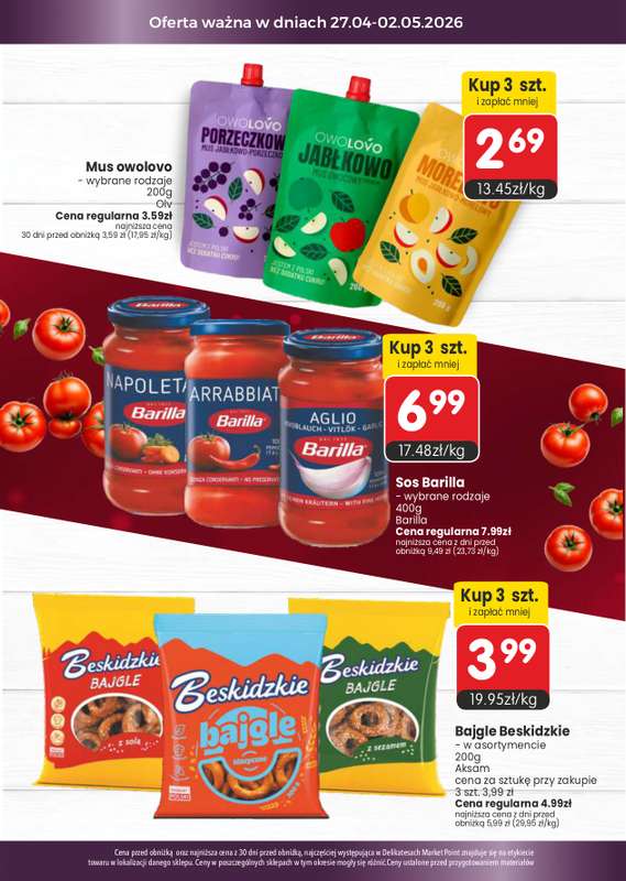 Market Point - gazetka promocyjna Gazetka od poniedziałku 27.04 do środy 13.05 - strona 5