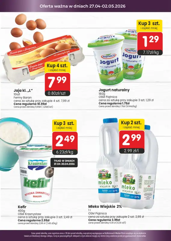 Market Point - gazetka promocyjna Gazetka od poniedziałku 27.04 do środy 13.05 - strona 3