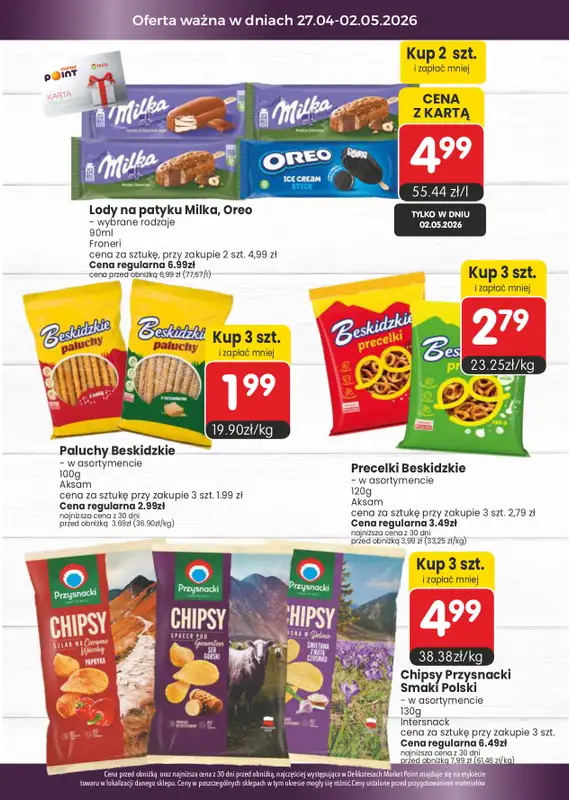 Market Point - gazetka promocyjna Gazetka od poniedziałku 27.04 do środy 13.05 - strona 2
