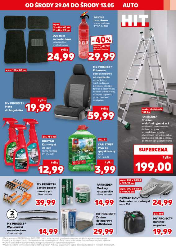 Kaufland - gazetka promocyjna Oferta Kaufland - Non Food  do środy 13.05 - strona 15