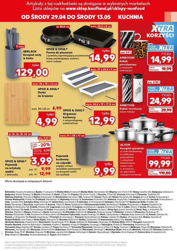 Kaufland - gazetka promocyjna Oferta Kaufland - Non Food od środy 29.04 do środy 13.05 - strona 17