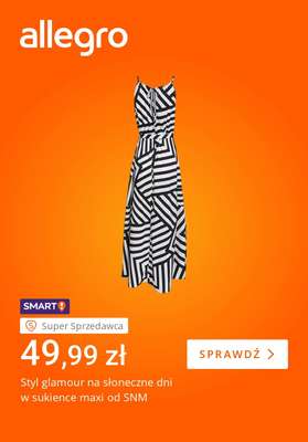 Allegro - gazetka promocyjna Słoneczna garderoba na maj od wtorku 28.04 do poniedziałku 04.05
