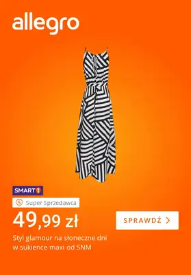 Allegro - gazetka promocyjna Słoneczna garderoba na maj od wtorku 28.04 do poniedziałku 04.05