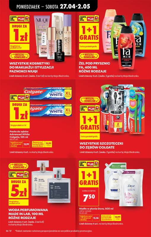 Biedronka - gazetka promocyjna Od poniedziałku od poniedziałku 27.04 do soboty 02.05 - strona 34