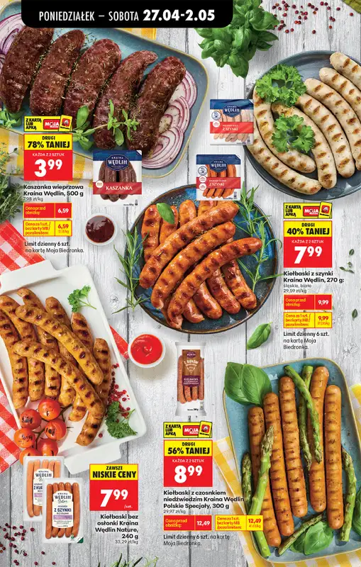 Biedronka - gazetka promocyjna Od poniedziałku od poniedziałku 27.04 do soboty 02.05 - strona 8