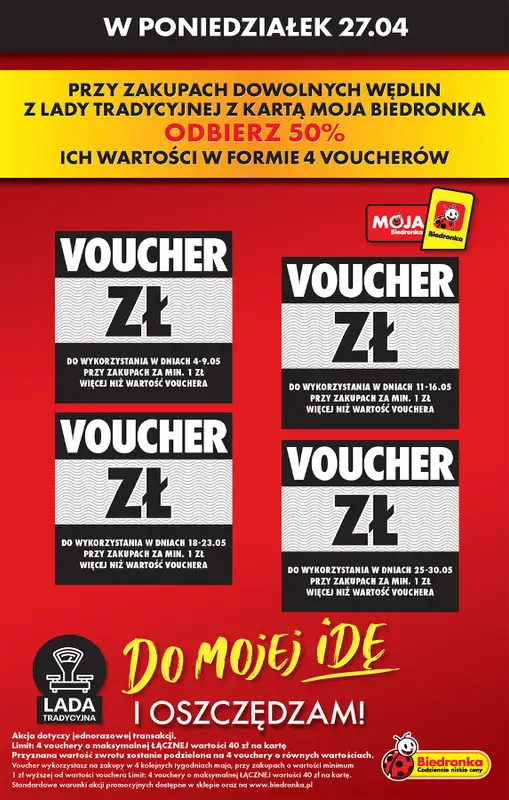 Biedronka - gazetka promocyjna Od poniedziałku, Z ladą tradycyjną   - strona 3