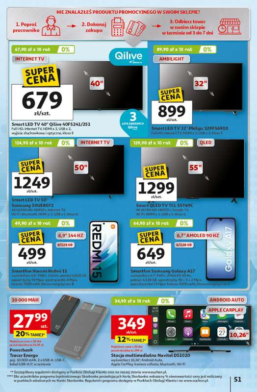 Auchan - gazetka promocyjna Gazetka 30 Lat Hipermarket Auchan od środy 29.04 do środy 06.05 - strona 51