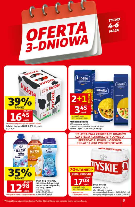 Auchan - gazetka promocyjna Gazetka 30 Lat Hipermarket Auchan od środy 29.04 do środy 06.05 - strona 3
