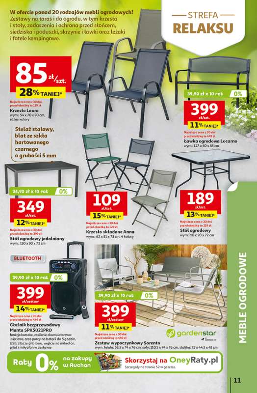 Auchan - gazetka promocyjna Gazetka 30 Lat Hipermarket Auchan od środy 29.04 do środy 06.05 - strona 11