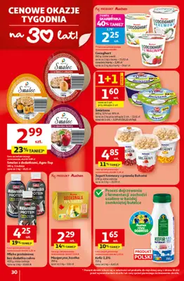 Auchan - gazetka promocyjna Gazetka 30 Lat Hipermarket Auchan od środy 29.04 do środy 06.05 - strona 30