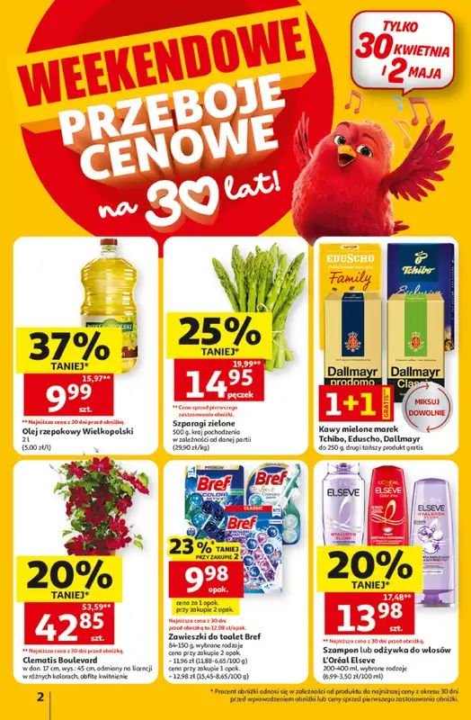 Auchan - gazetka promocyjna Gazetka 30 Lat Hipermarket Auchan   - strona 2