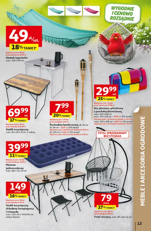 Auchan - gazetka promocyjna Gazetka 30 Lat Hipermarket Auchan od środy 29.04 do środy 06.05 - strona 13
