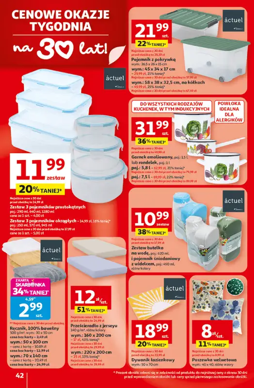 Auchan - gazetka promocyjna Gazetka 30 Lat Hipermarket Auchan od środy 29.04 do środy 06.05 - strona 42