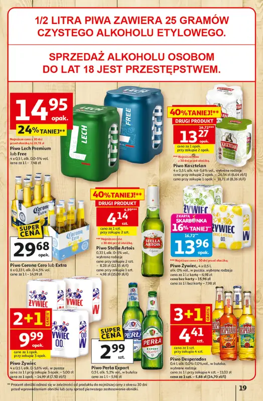 Auchan - gazetka promocyjna Gazetka 30 Lat Hipermarket Auchan od środy 29.04 do środy 06.05 - strona 19
