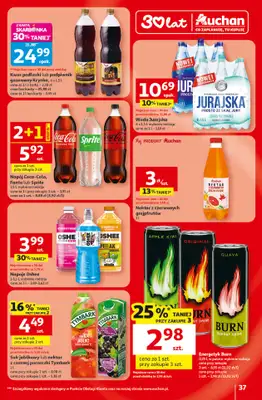 Auchan - gazetka promocyjna Gazetka 30 Lat Hipermarket Auchan od środy 29.04 do środy 06.05 - strona 37