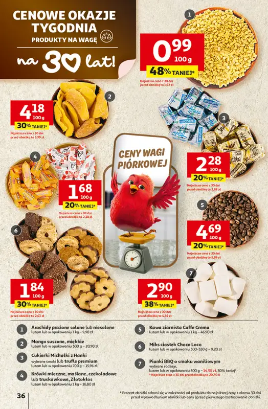 Auchan - gazetka promocyjna Gazetka 30 Lat Hipermarket Auchan od środy 29.04 do środy 06.05 - strona 36