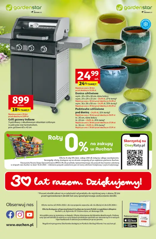 Auchan - gazetka promocyjna Gazetka 30 Lat Hipermarket Auchan od środy 29.04 do środy 06.05 - strona 53