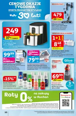 Auchan - gazetka promocyjna Gazetka 30 Lat Hipermarket Auchan od środy 29.04 do środy 06.05 - strona 50