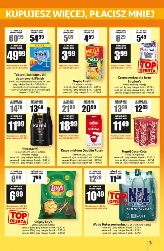Auchan - gazetka promocyjna Gazetka ATAC Hiper Discount od środy 29.04 do środy 20.05 - strona 3