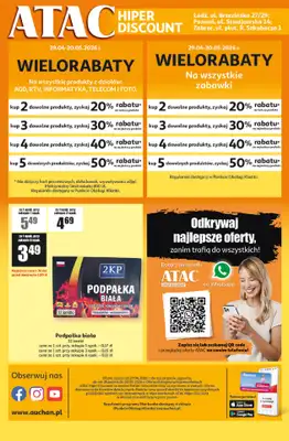 Auchan - gazetka promocyjna Gazetka ATAC Hiper Discount od środy 29.04 do środy 20.05 - strona 4