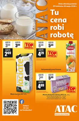 Auchan - gazetka promocyjna Gazetka ATAC Hiper Discount od środy 29.04 do środy 20.05