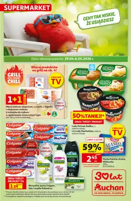 Auchan - gazetka promocyjna Gazetka 30 Lat Supermarket Auchan od środy 29.04 do środy 06.05