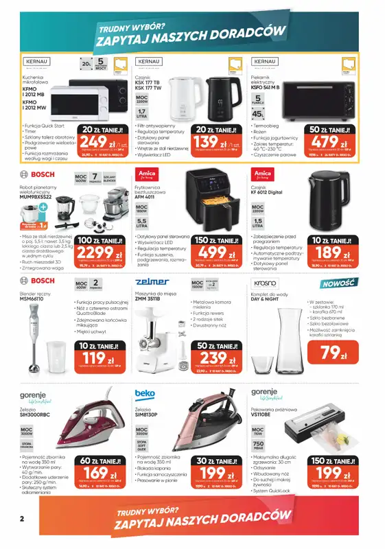 Max Elektro - gazetka promocyjna Gazetka od wtorku 28.04 do środy 27.05 - strona 2