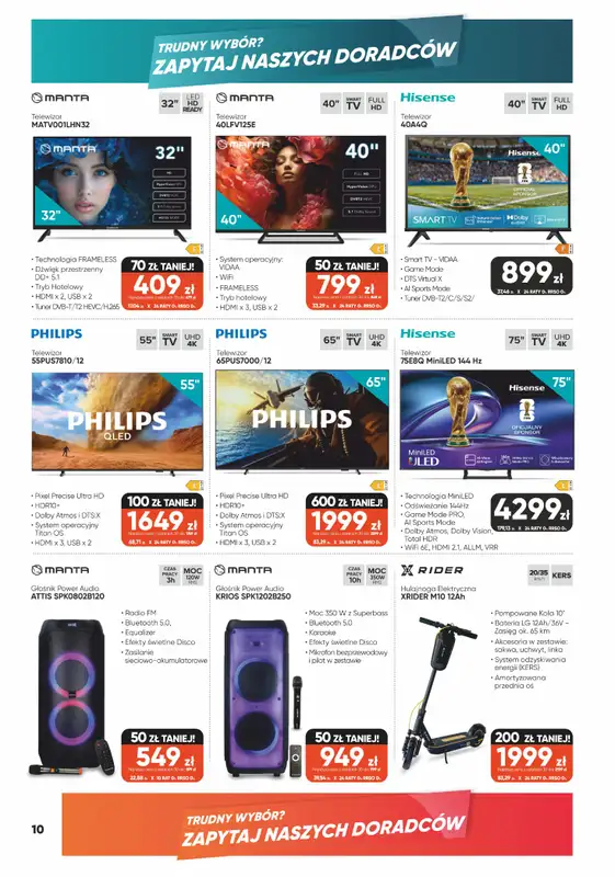 Max Elektro - gazetka promocyjna Gazetka od wtorku 28.04 do środy 27.05 - strona 10