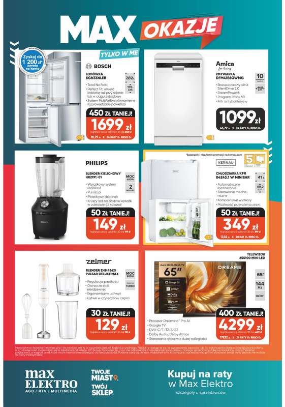 Max Elektro - gazetka promocyjna Gazetka od wtorku 28.04 do środy 27.05 - strona 12