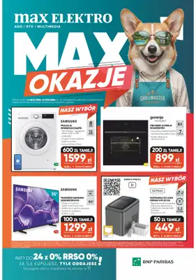 Max Elektro - gazetka promocyjna Gazetka od wtorku 28.04 do środy 27.05