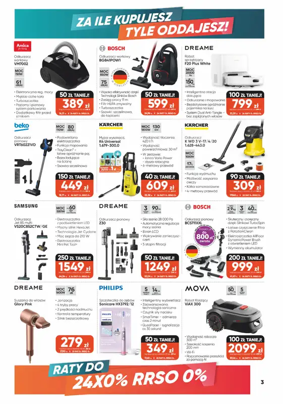 Max Elektro - gazetka promocyjna Gazetka od wtorku 28.04 do środy 27.05 - strona 3