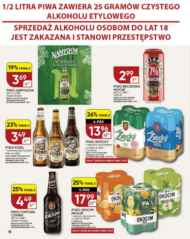 Chata Polska - gazetka promocyjna Gazetka 07-17.05  do niedzieli 17.05 - strona 18