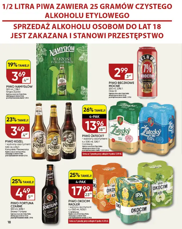 Chata Polska - gazetka promocyjna Gazetka 07-17.05  do niedzieli 17.05 - strona 18