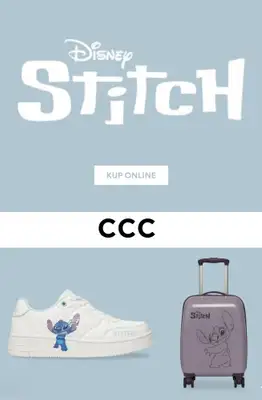 CCC - gazetka promocyjna Kolekcja dziecięca STITCH od wtorku 28.04 