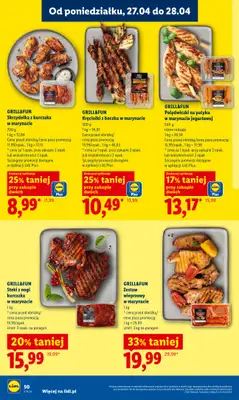 Lidl - gazetka promocyjna Oferta od poniedziałku od poniedziałku 27.04 do wtorku 28.04 - strona 50